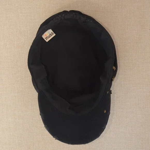 Mudd Y2K Newsboy Cap With Stars - Picture 5 of 7